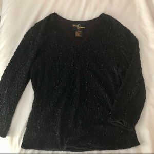 Beaded blouse for special occasions